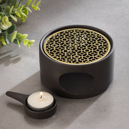 Ceramic Japanese Style Tea Warmer Candle Base Tea Warmer