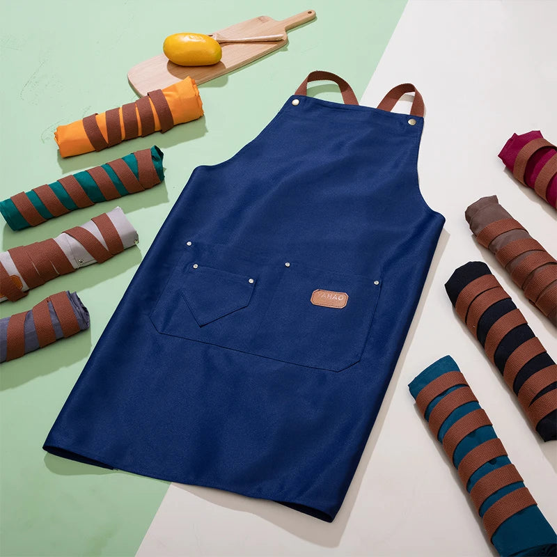 Stylish Unisex Kitchen Aprons for Work