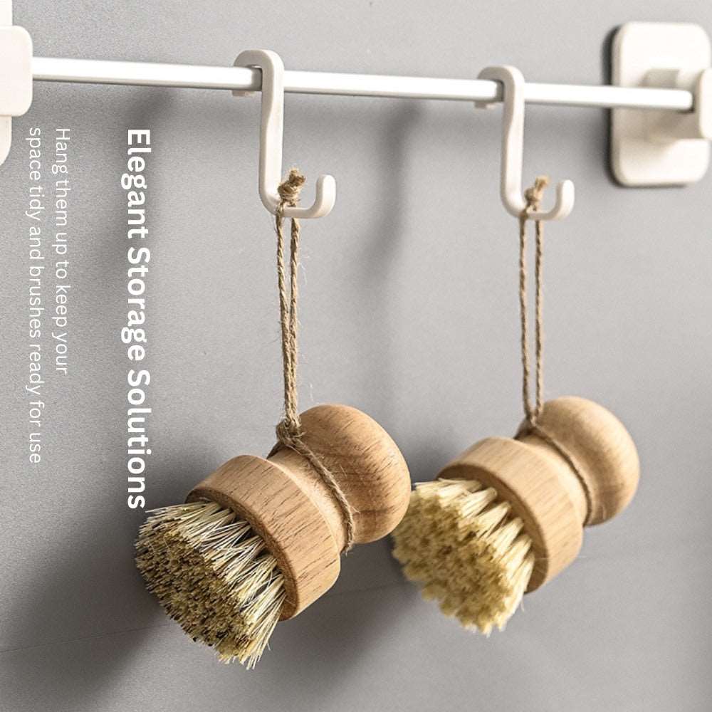 Natural Sisal Dishwashing Brush: Eco-Friendly Kitchen Cleaning Brush