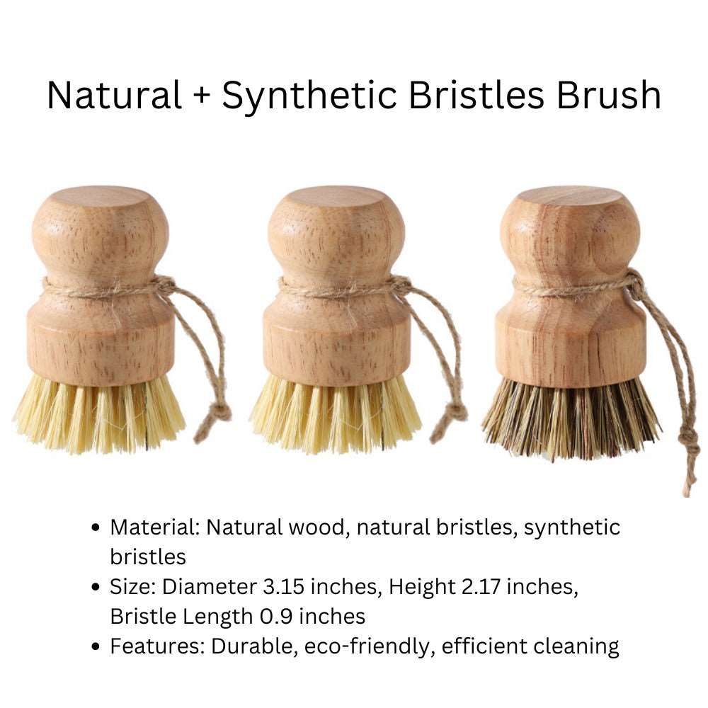 Natural Sisal Dishwashing Brush: Eco-Friendly Kitchen Cleaning Brush