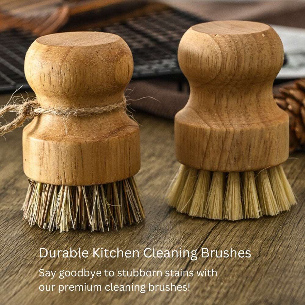 Natural Sisal Dishwashing Brush: Eco-Friendly Kitchen Cleaning Brush