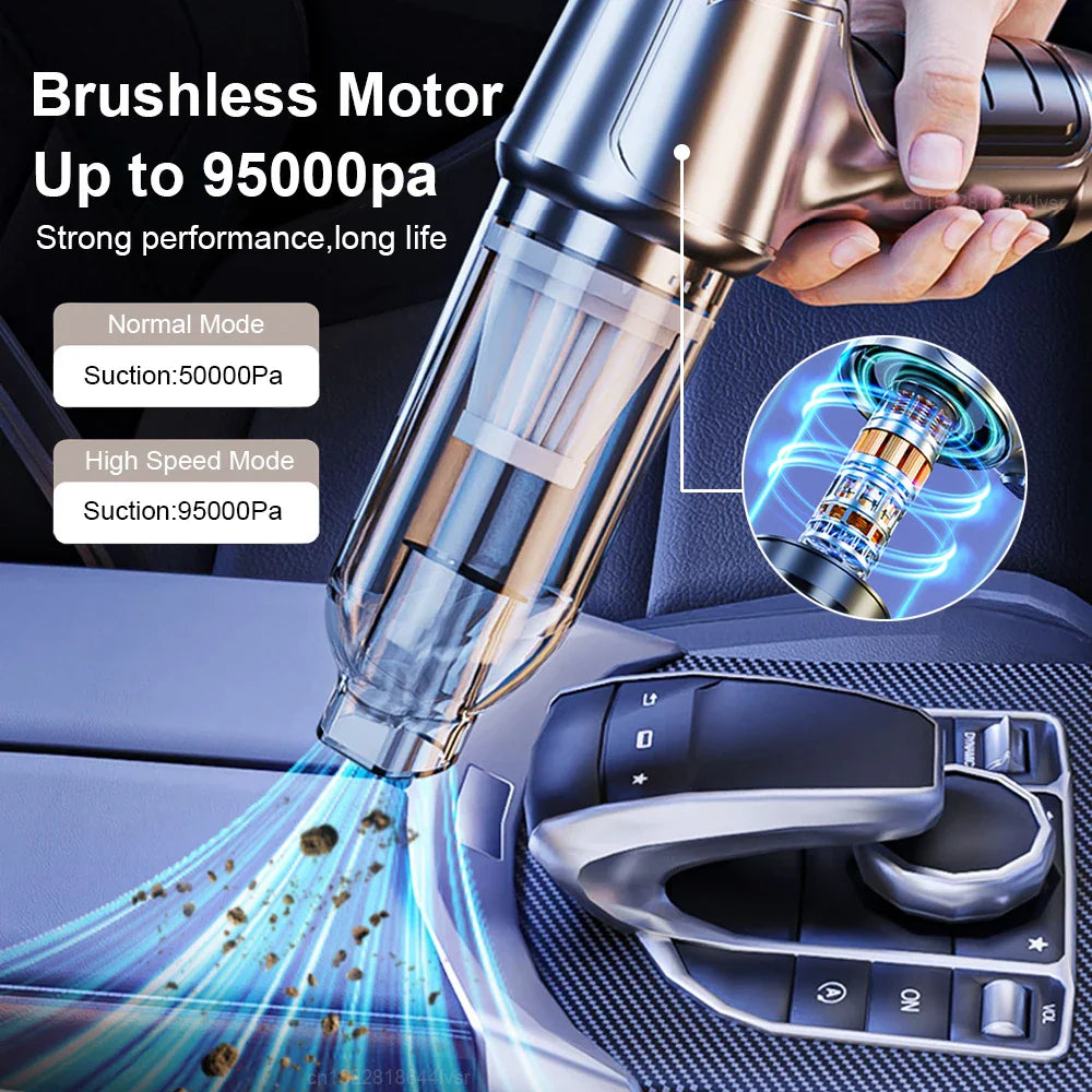 95000PA Portable Car Vacuum Cleaner