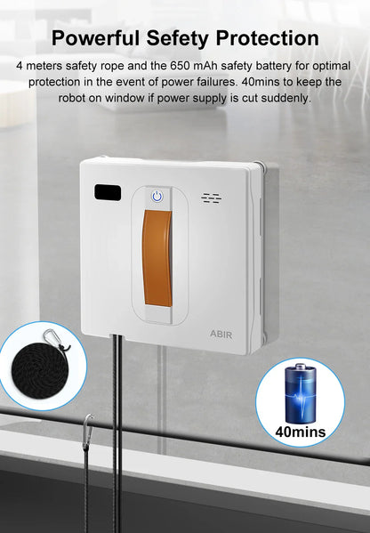 3000Pa ABIR WD8 Smart Window Cleaner Robot