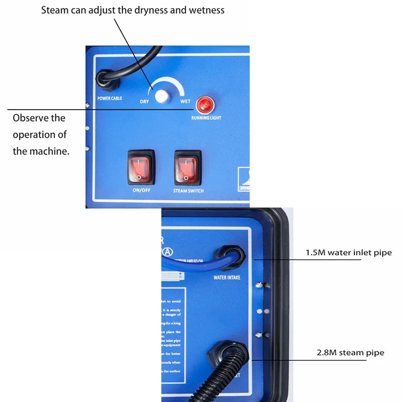 3000W High-Pressure Steam Cleaner Home