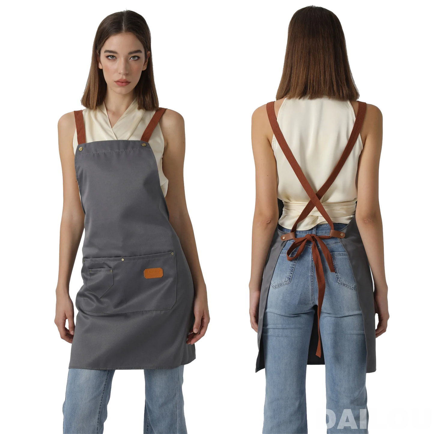 Stylish Unisex Kitchen Aprons for Work