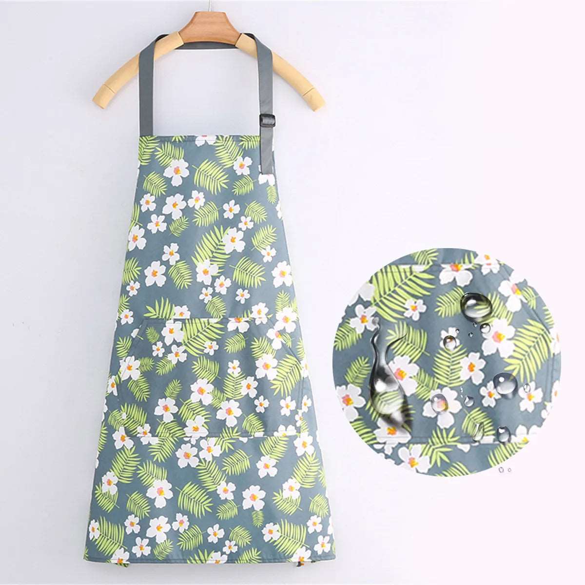 Canvas Waterproof Kitchen Apron: Fashionable & Functional