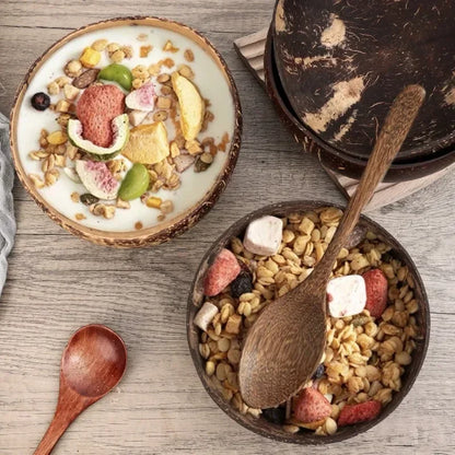 Eco-Friendly Coconut Bowls & Spoons