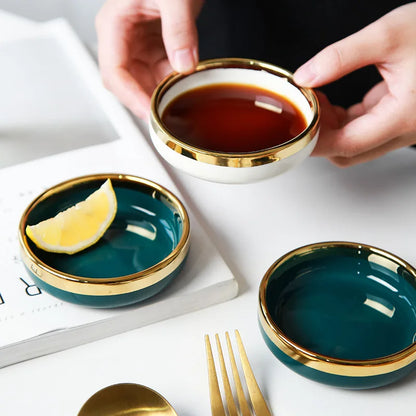 Ceramic Small Sauce Dishes Set