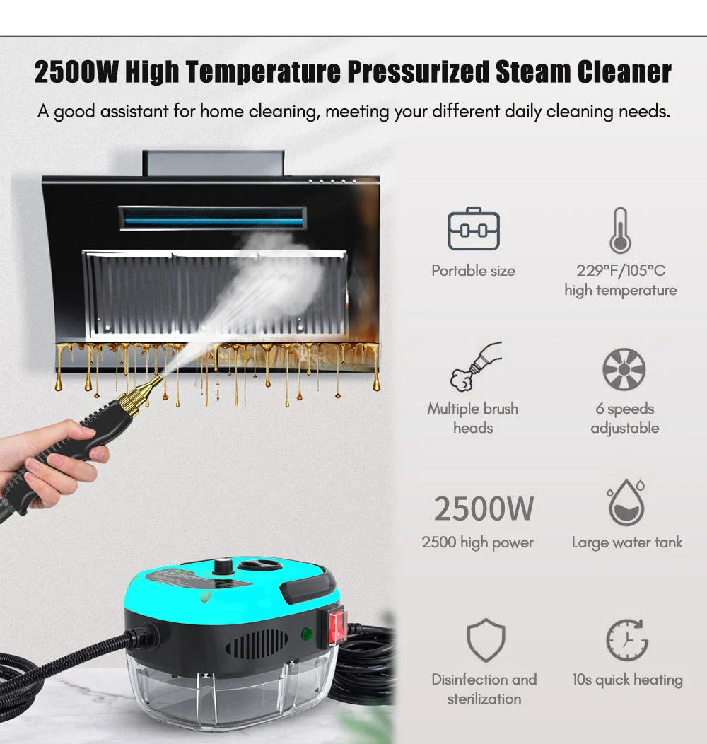 Multifunctional 2500W Steam Cleaner