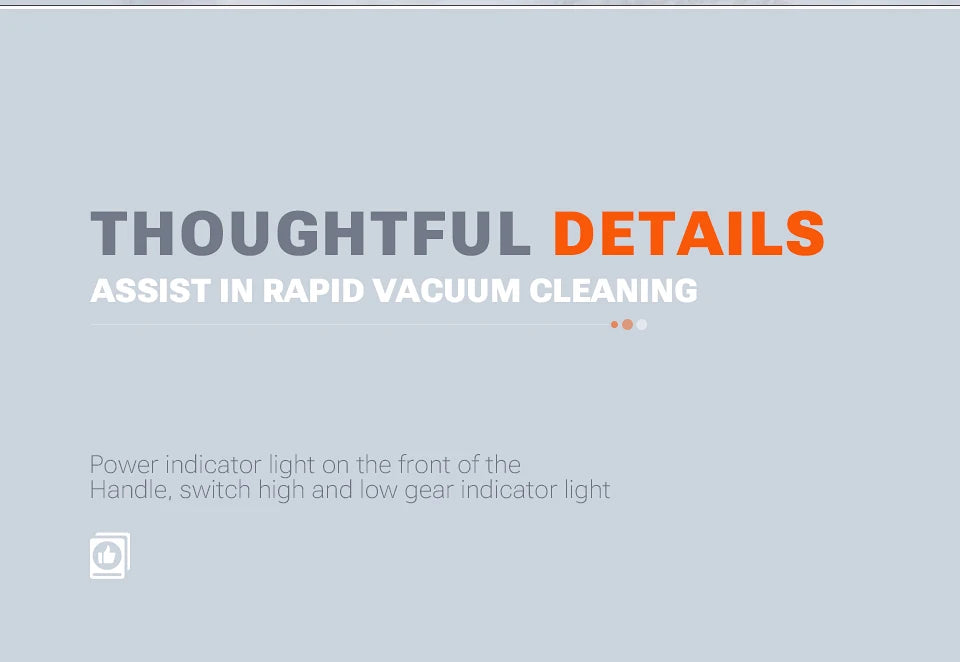 Cordless Handheld Vacuum Cleaner - 180KPA Suction Power