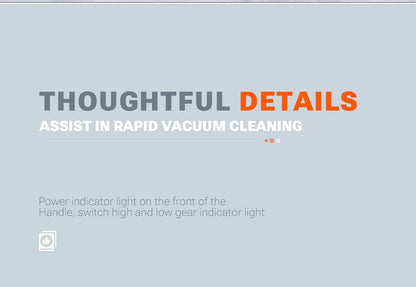 Cordless Handheld Vacuum Cleaner - 180KPA Suction Power