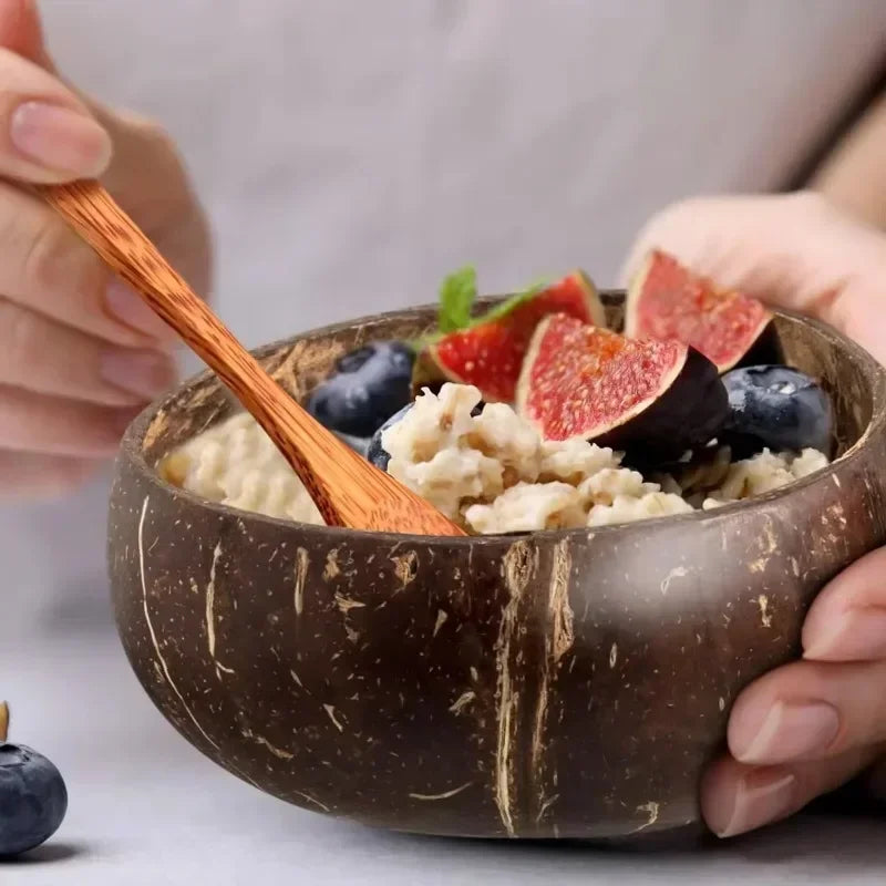 Eco-Friendly Coconut Bowls & Spoons