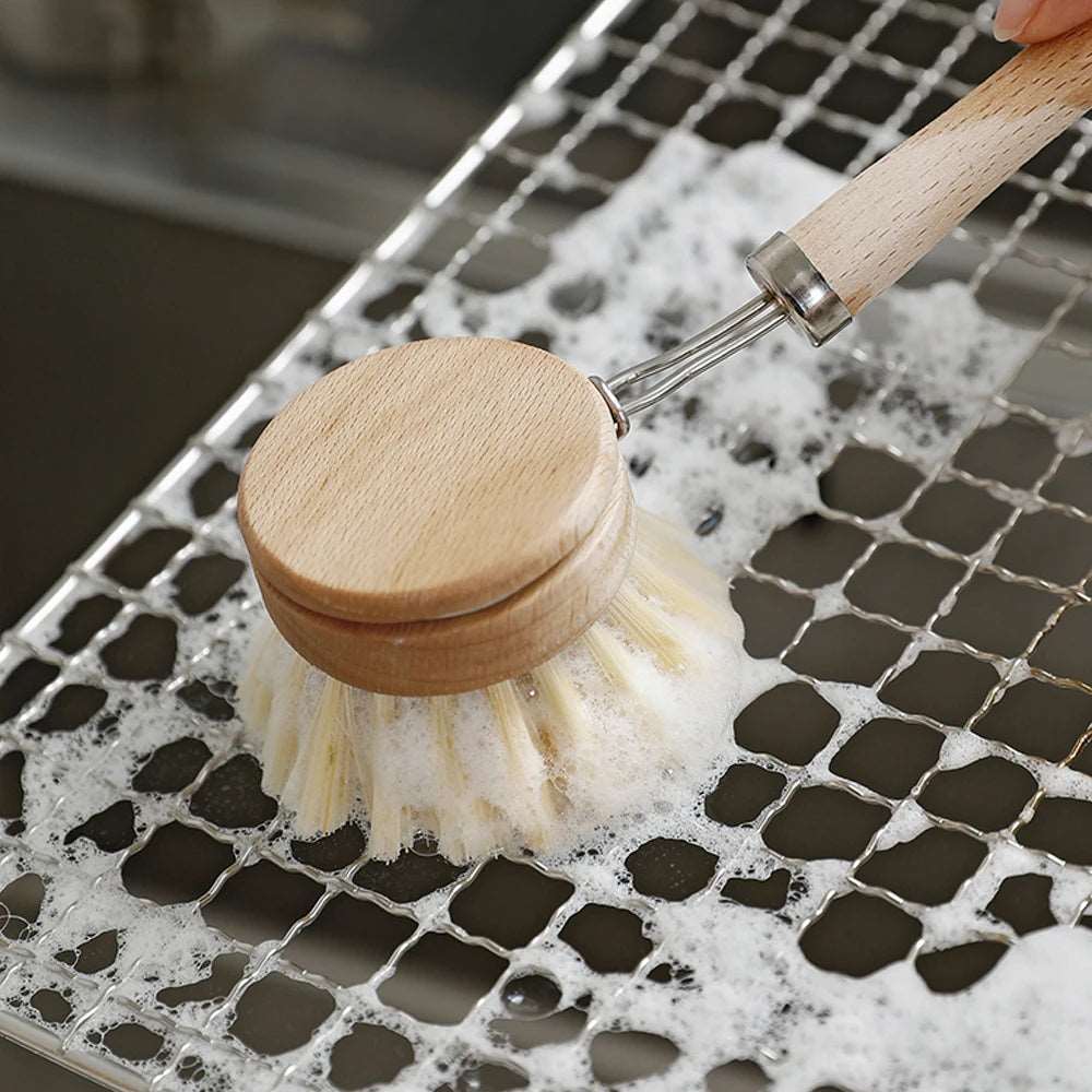 Eco-Friendly Wooden Dish Brush Set