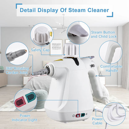 High-Powered 1000W Home Appliance Steam Cleaner | Deep Cleaning Machine