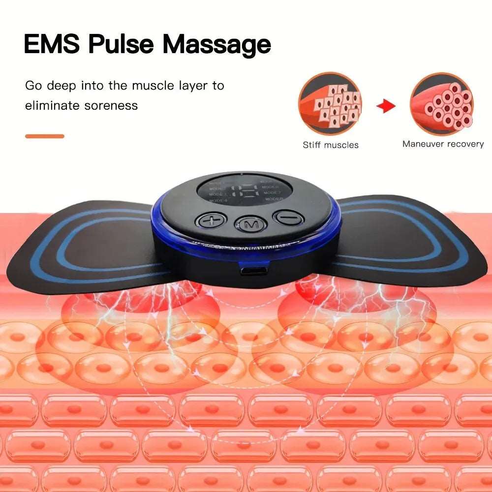 8-Mode Wireless Neck Massager (EMS) - Soothe Muscle Tension