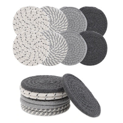 Nordic Style Drink Coasters 8pcs