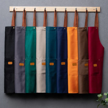 Stylish Unisex Kitchen Aprons for Work