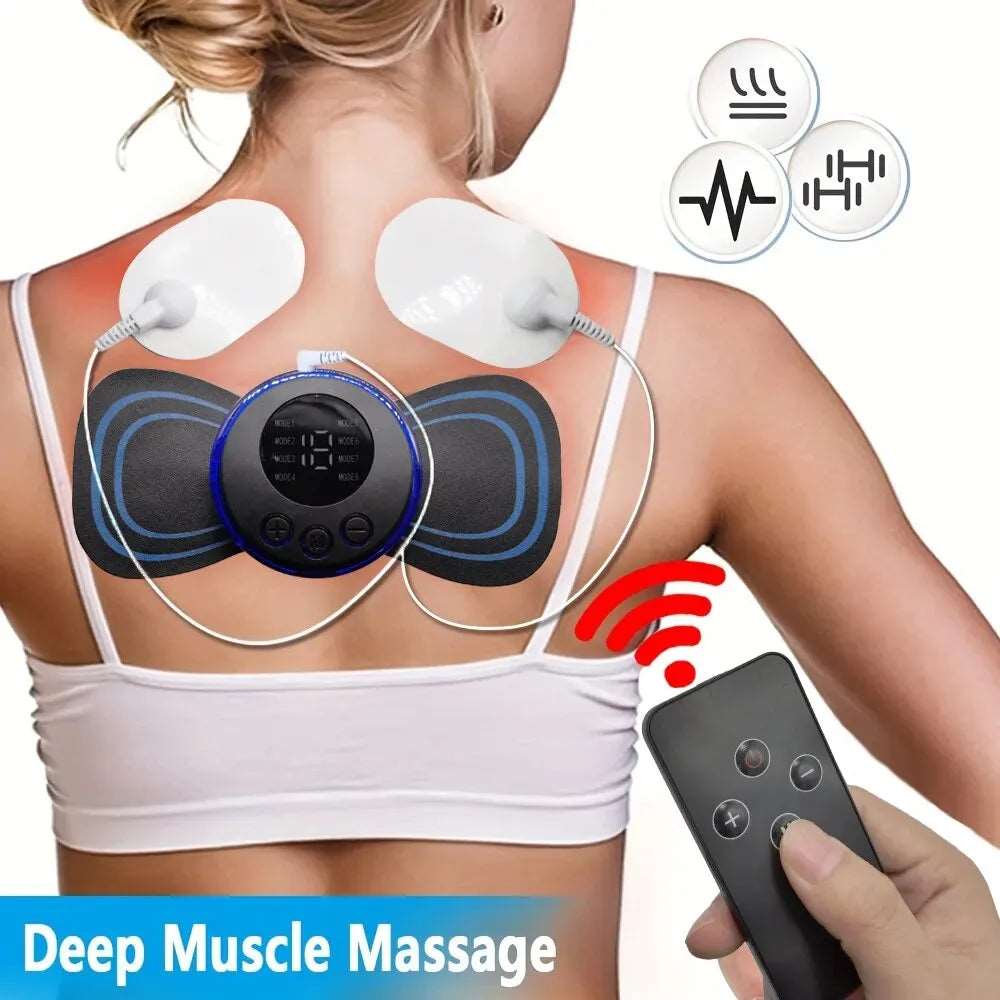 8-Mode Wireless Neck Massager (EMS) - Soothe Muscle Tension