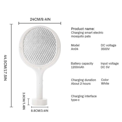 5-in-1 Rechargeable Mosquito Killer Lamp & Swatter