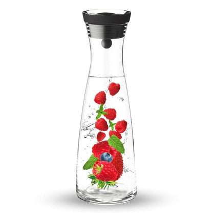 ArtOlo Elegant Glass Carafe with Lid