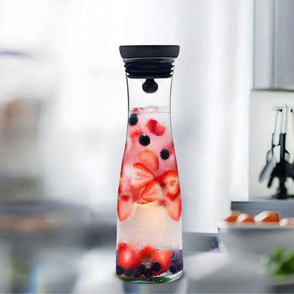 ArtOlo Elegant Glass Carafe with Lid