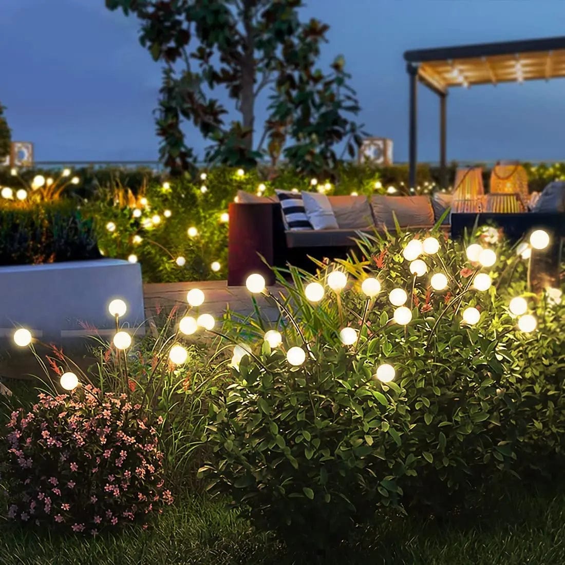 ArtOlo Plastic Swaying Solar Firefly Outdoor Lights