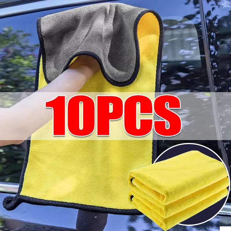 ArtOlo Store Microfiber Car Washing Towel Double-Sided Microfiber Car Wash Towel