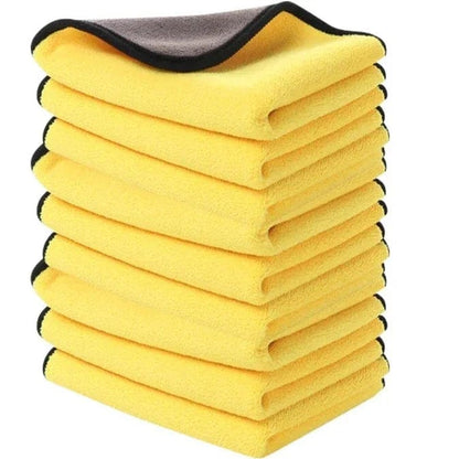 ArtOlo Store Microfiber Car Washing Towel Double-Sided Microfiber Car Wash Towel