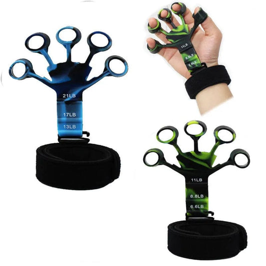 ArtOlo Store Finger Gripper Finger Exerciser Guitar Finger Exerciser 6 Resistant Levels Recovery Physical Tools Hand Strengthener For Patient