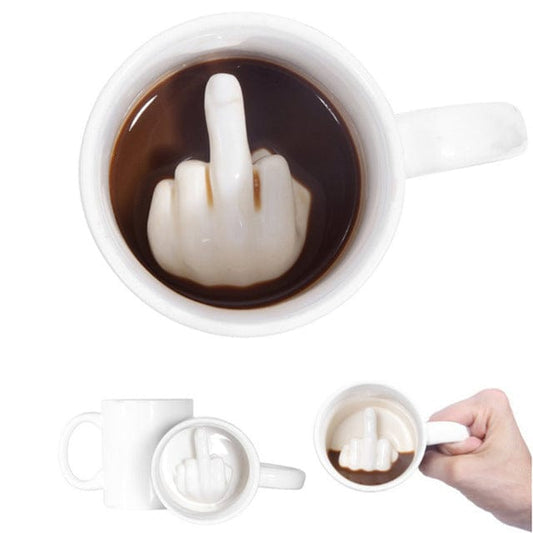 ArtOlo Store Mug Funny Middle Finger Ceramic Mug