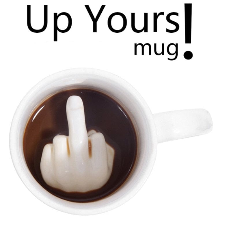 ArtOlo Store Mug Funny Middle Finger Ceramic Mug