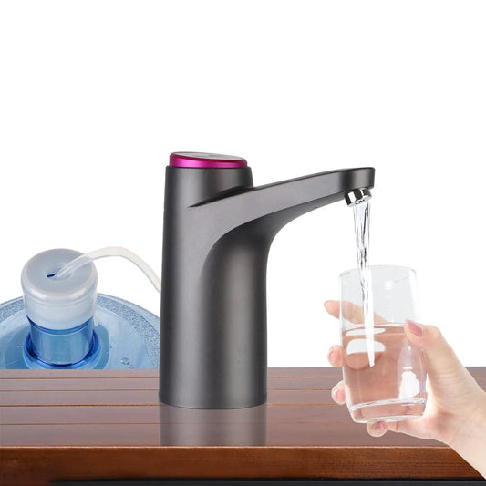 ArtOlo Store Gallon Bottle Drinking Switch Touch Control Automatic Water Dispenser Electric Water Pump Button Dispenser USB Charging