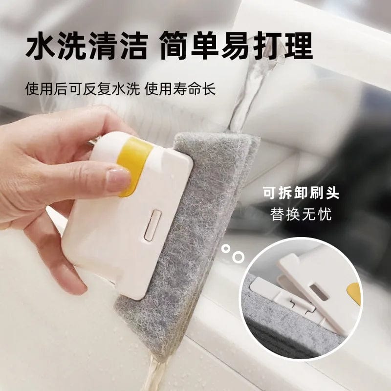 ArtOlo Store Eco- Friendly Cleaning Brush Handheld Window Groove Cleaning Brush