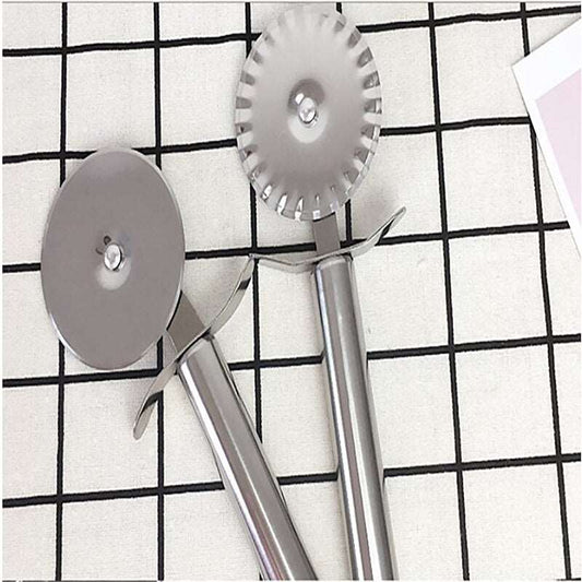 ArtOlo Store Pizza Cuter High-Quality Stainless Steel Double Roll Pizza Cutter