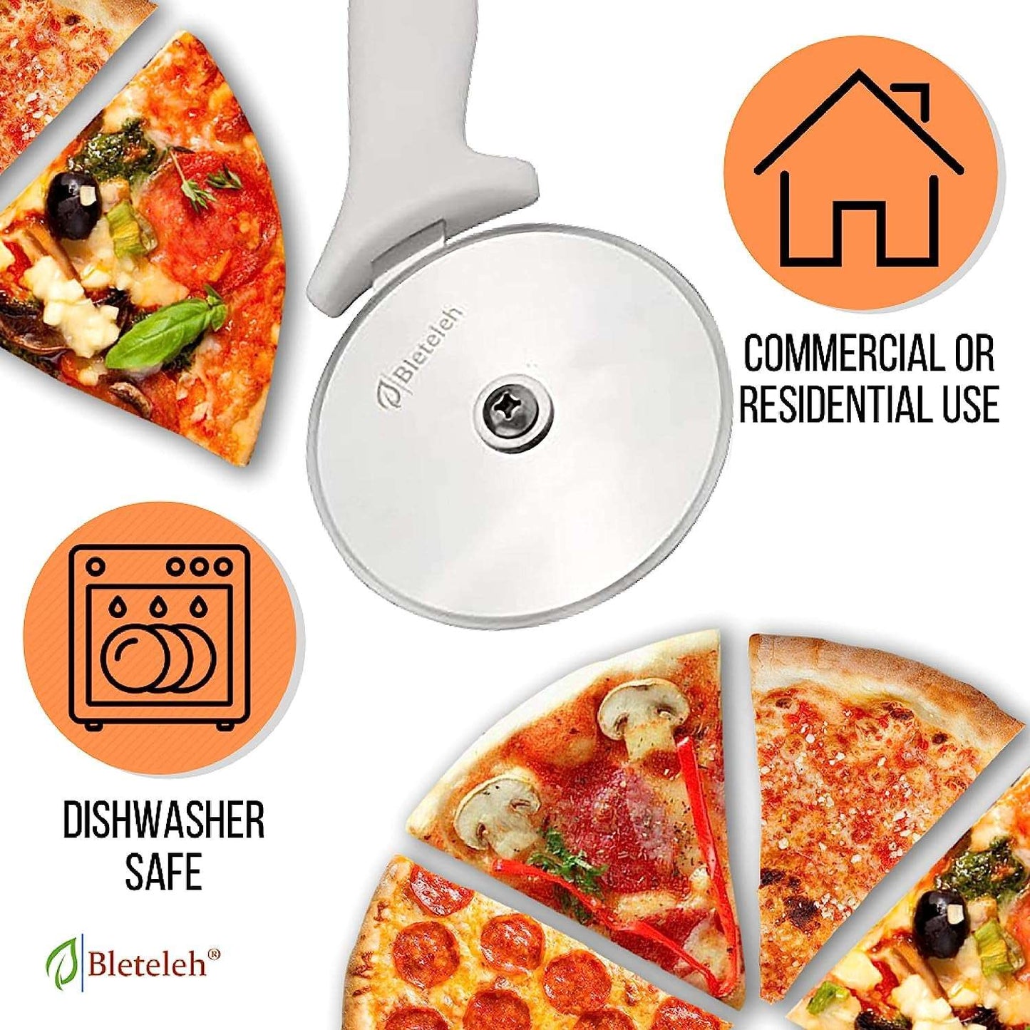 ArtOlo Store Pizza Cuter High-Quality Stainless Steel Pizza Cutter