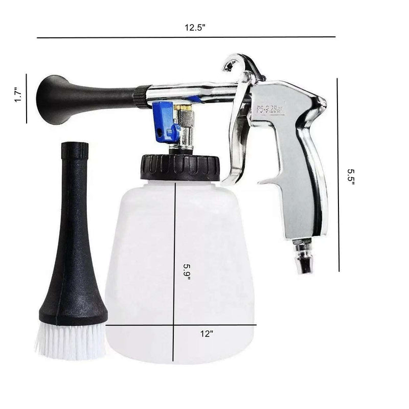 ArtOlo Store Cleaning Gun with Brush High-Speed Car Interior Cleaning Gun with Brush