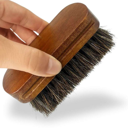 ArtOlo Store Car Detailing Tools Horsehair Car Detailing Brush - Soft Bristles for Interior and Exterior Cleaning