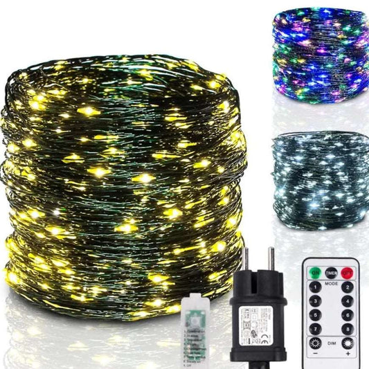 ArtOlo Store LED String Lights Illuminate Your World with 656 Feet LED String Lights - Perfect for Christmas and More