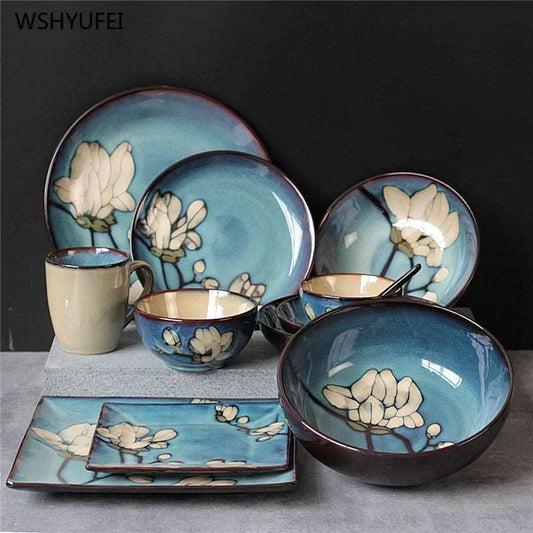 ArtOlo Store Korean Style Ceramic Dinner Plates