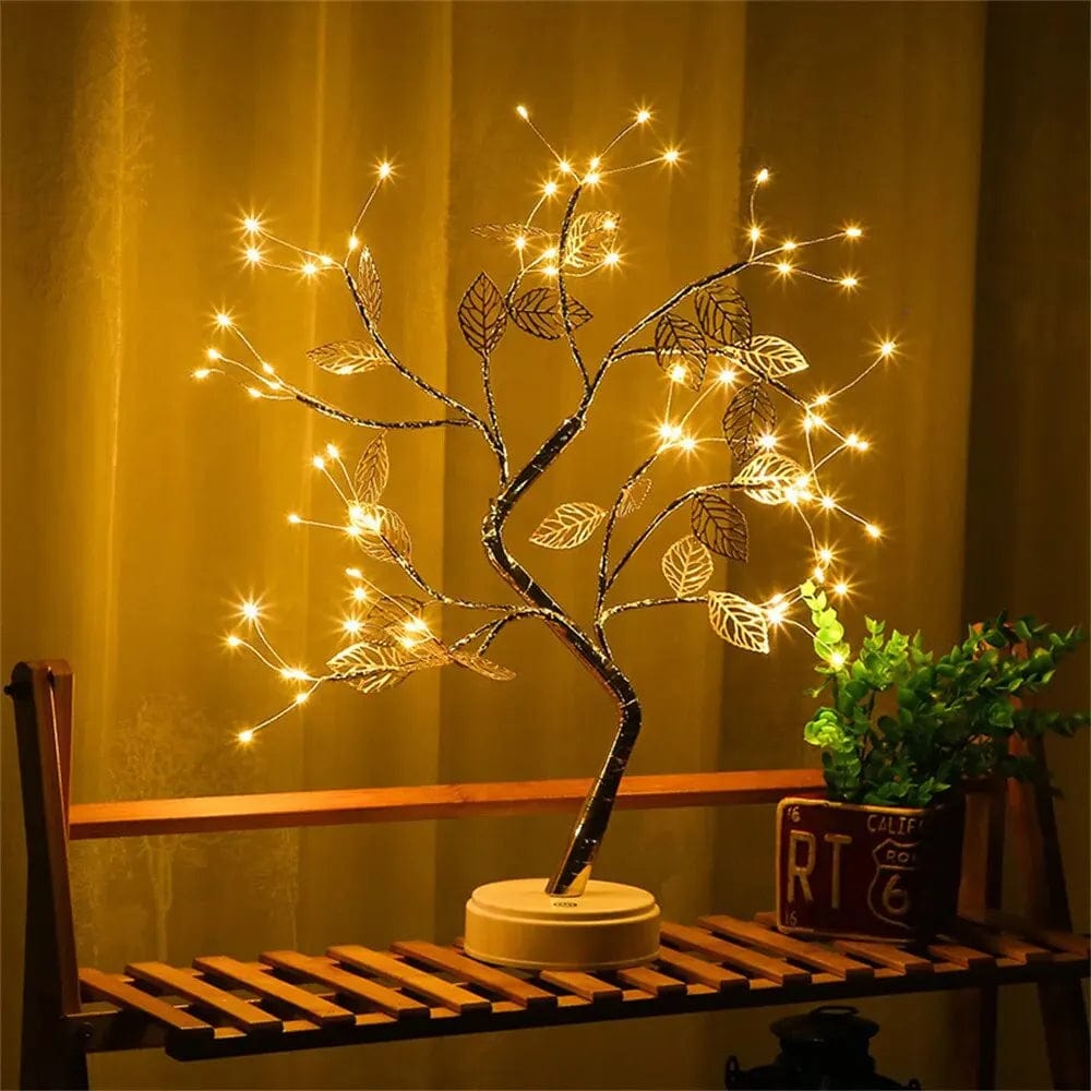 ArtOlo Store Night Light LED Bonsai Tree Night Light (Plastic)