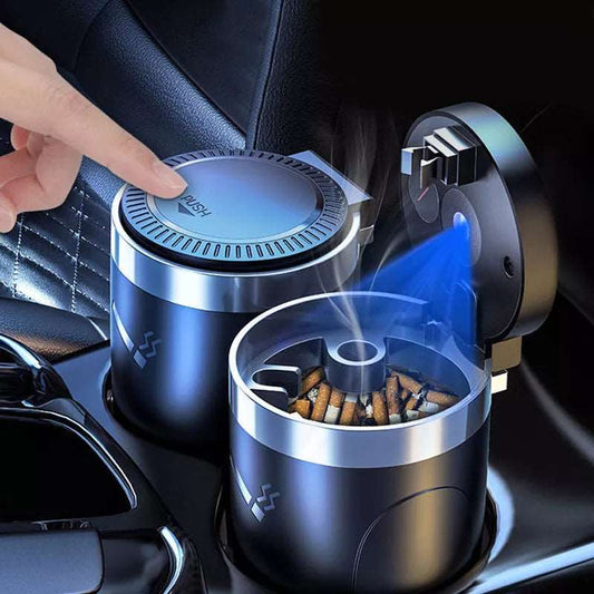 ArtOlo Store Car Ashtray LED Car Ashtray - Smokeless and Stylish