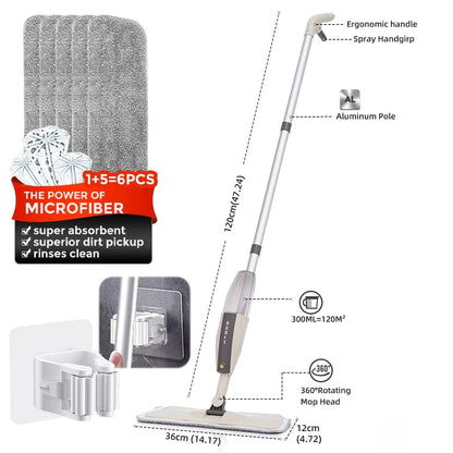 ArtOlo Store Steam Mop Microfiber Steam Mop for Effortless Sparkle