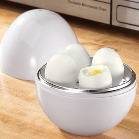 ArtOlo Store Egg Steamer Microwave Egg-shaped Steamer Kitchen Gadget