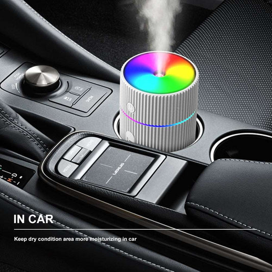 ArtOlo Store Car Humidifier Mini Car Air Humidifier with LED Light