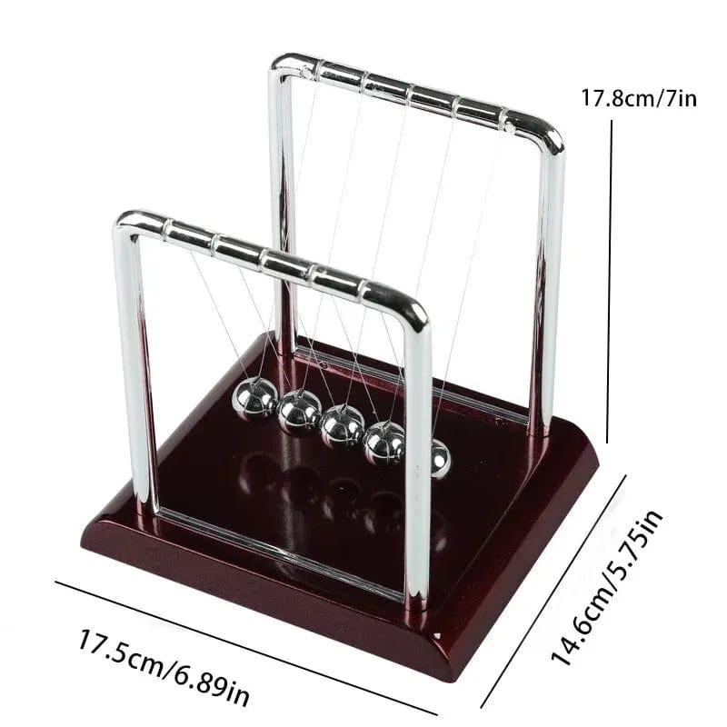 ArtOlo Store Desk Decor & Nightlight Newton Cradle Balance Steel Balls