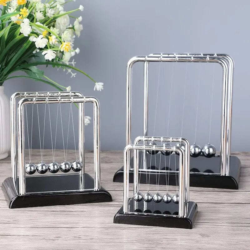 ArtOlo Store Desk Decor & Nightlight Newton Cradle Balance Steel Balls