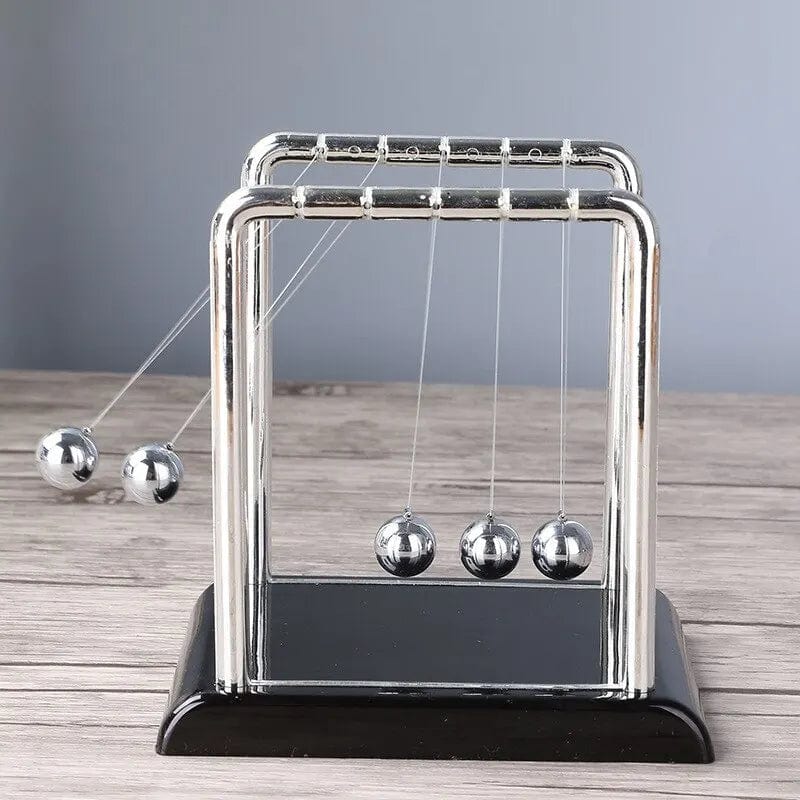 ArtOlo Store Desk Decor & Nightlight Newton Cradle Balance Steel Balls