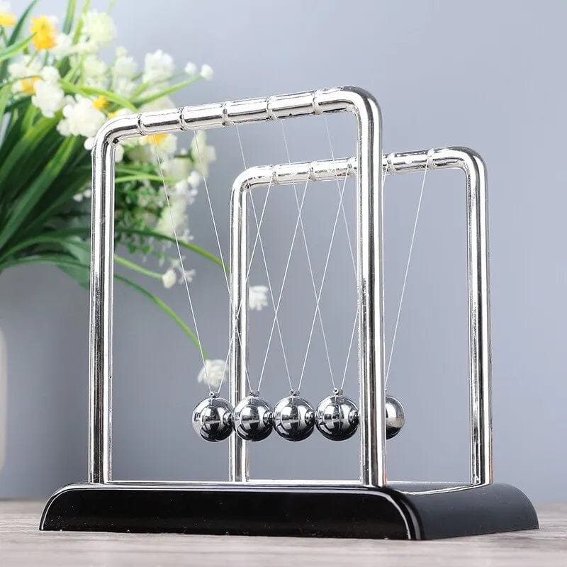 ArtOlo Store Desk Decor & Nightlight Newton Cradle Balance Steel Balls