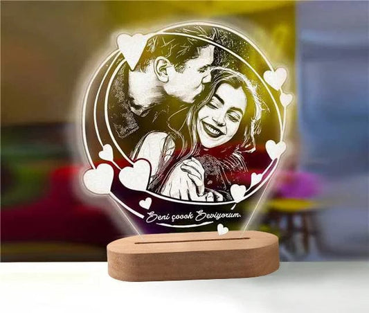 ArtOlo Store Personalized 3D LED Lamp Personalized 3D LED Acrylic Lamp