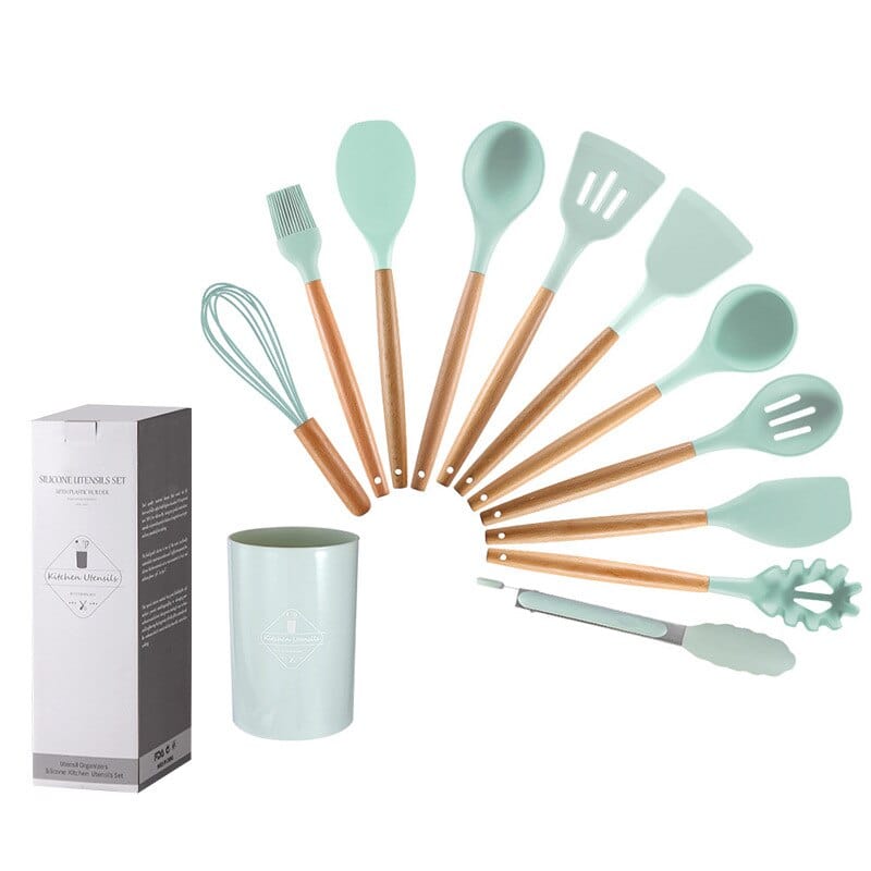 ArtOlo Store Kitchen Utensils Set Premium Silicone Kitchen Utensils Set, 12pcs